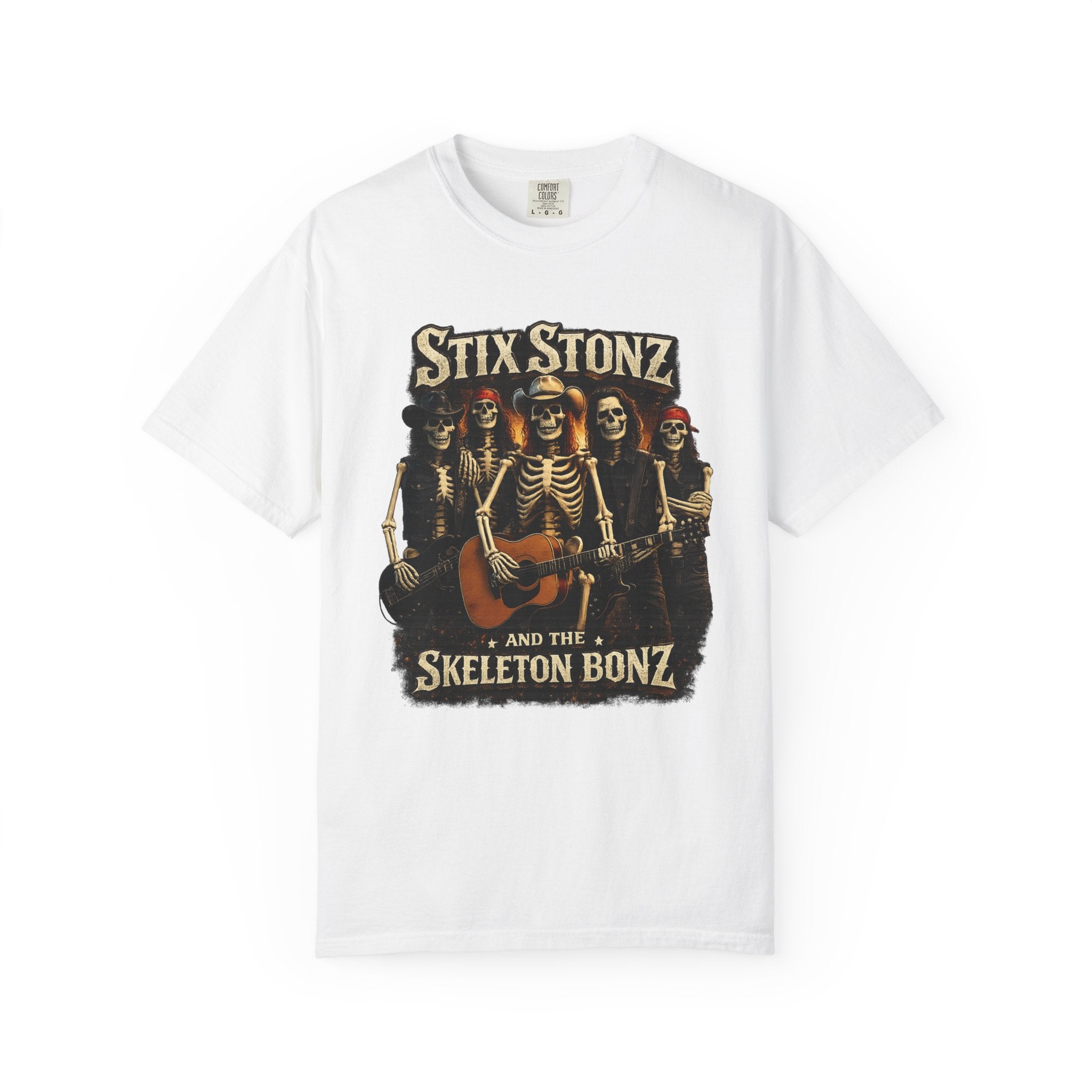 Stix Stonz & Skeleton Bonz Group Photo T-Shirt