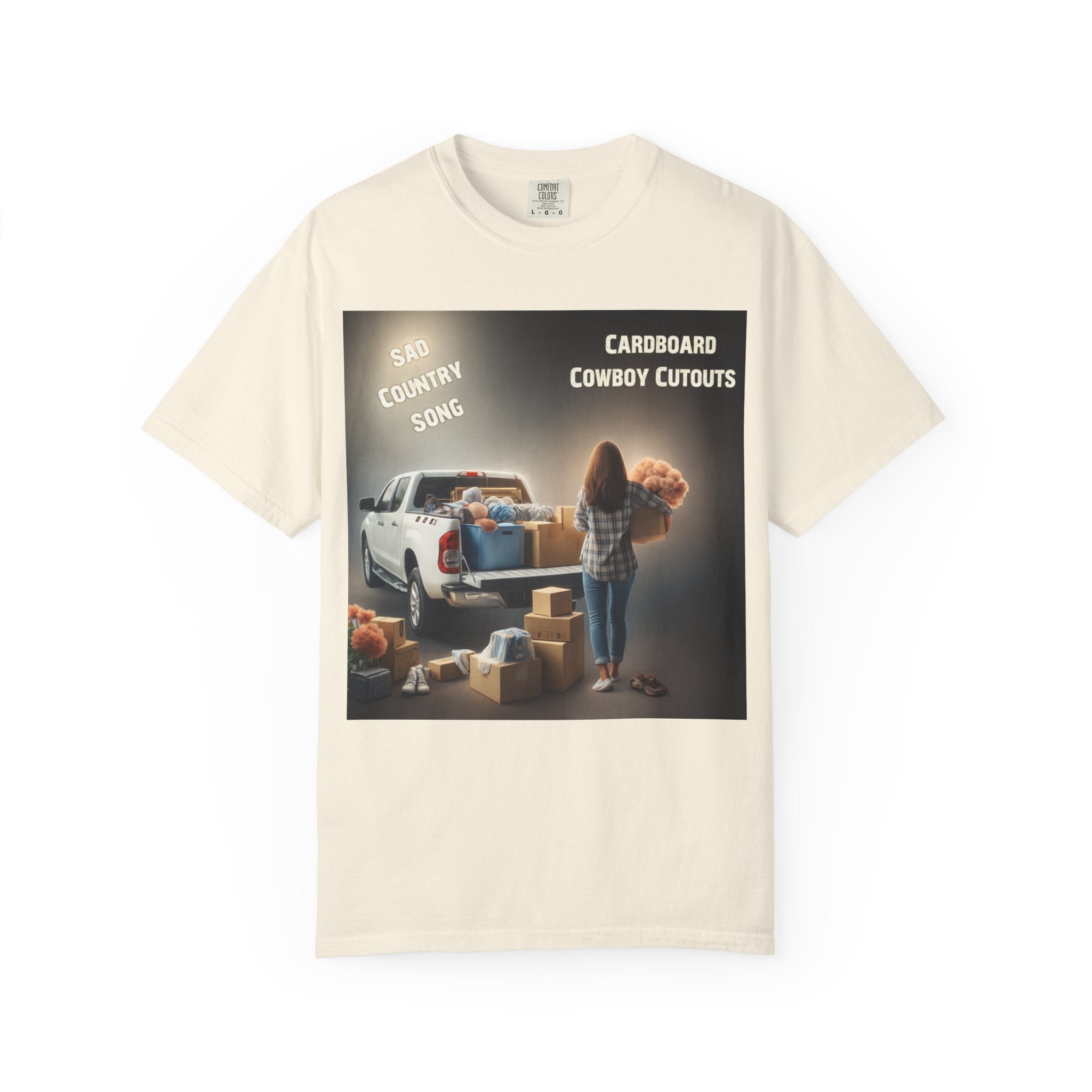 Sad Country Song – Cardboard Cowboy Cutouts Tee