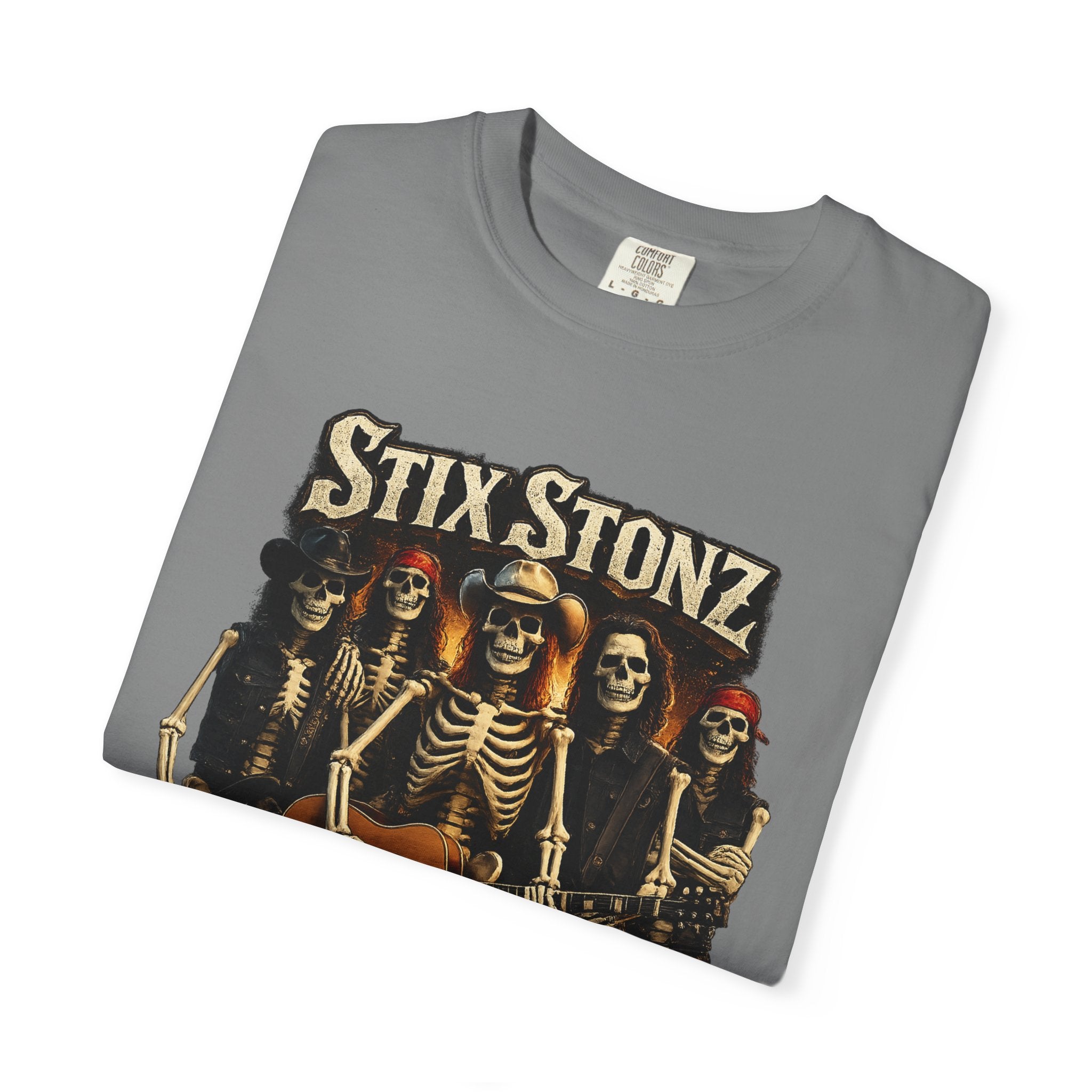 Stix Stonz & Skeleton Bonz Group Photo T-Shirt