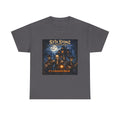 Halloween Haunted House Band Tee — "Stix Stonz" Skull Guitarists Concert Shirt