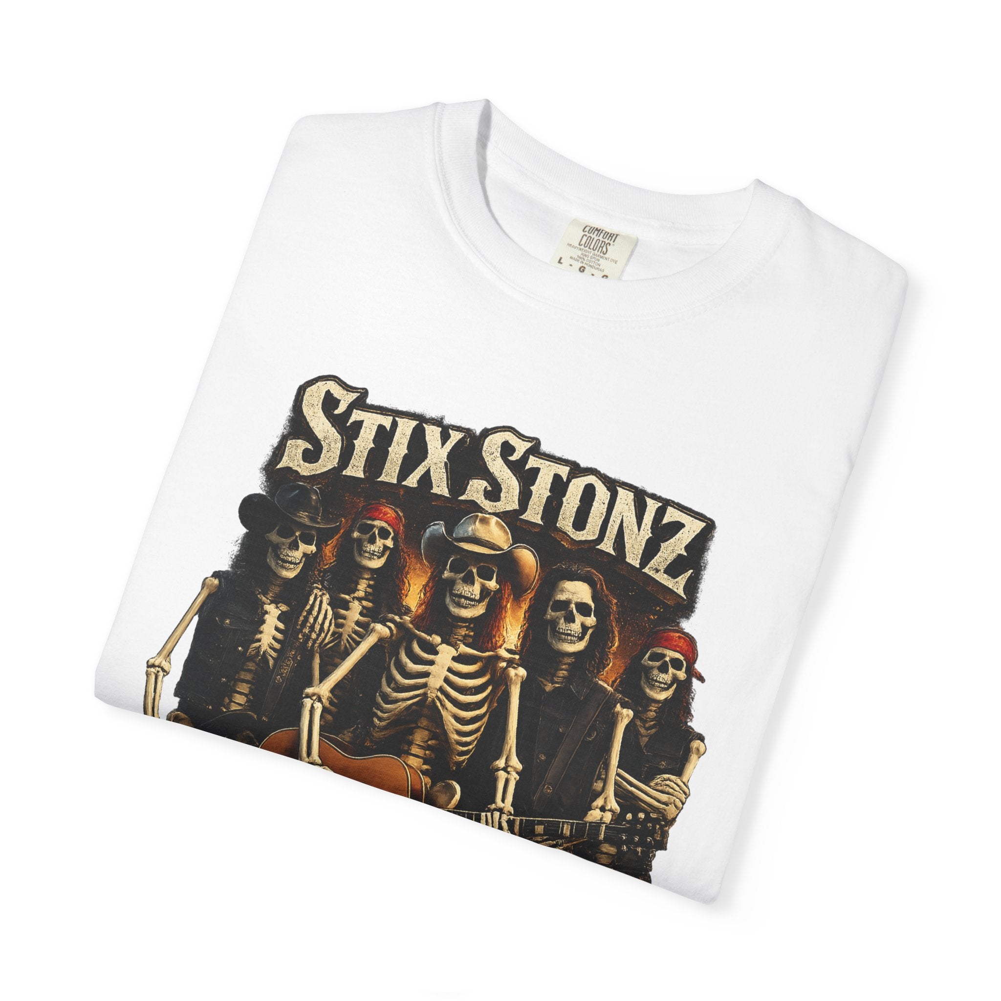 Stix Stonz & Skeleton Bonz Group Photo T-Shirt