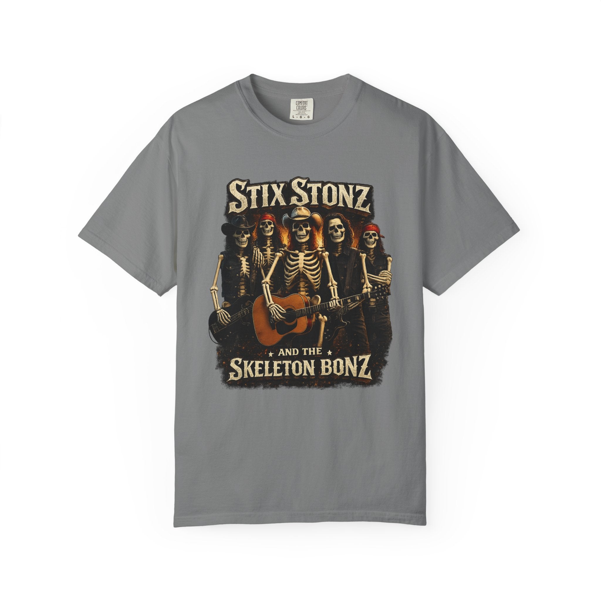 Stix Stonz & Skeleton Bonz Group Photo T-Shirt