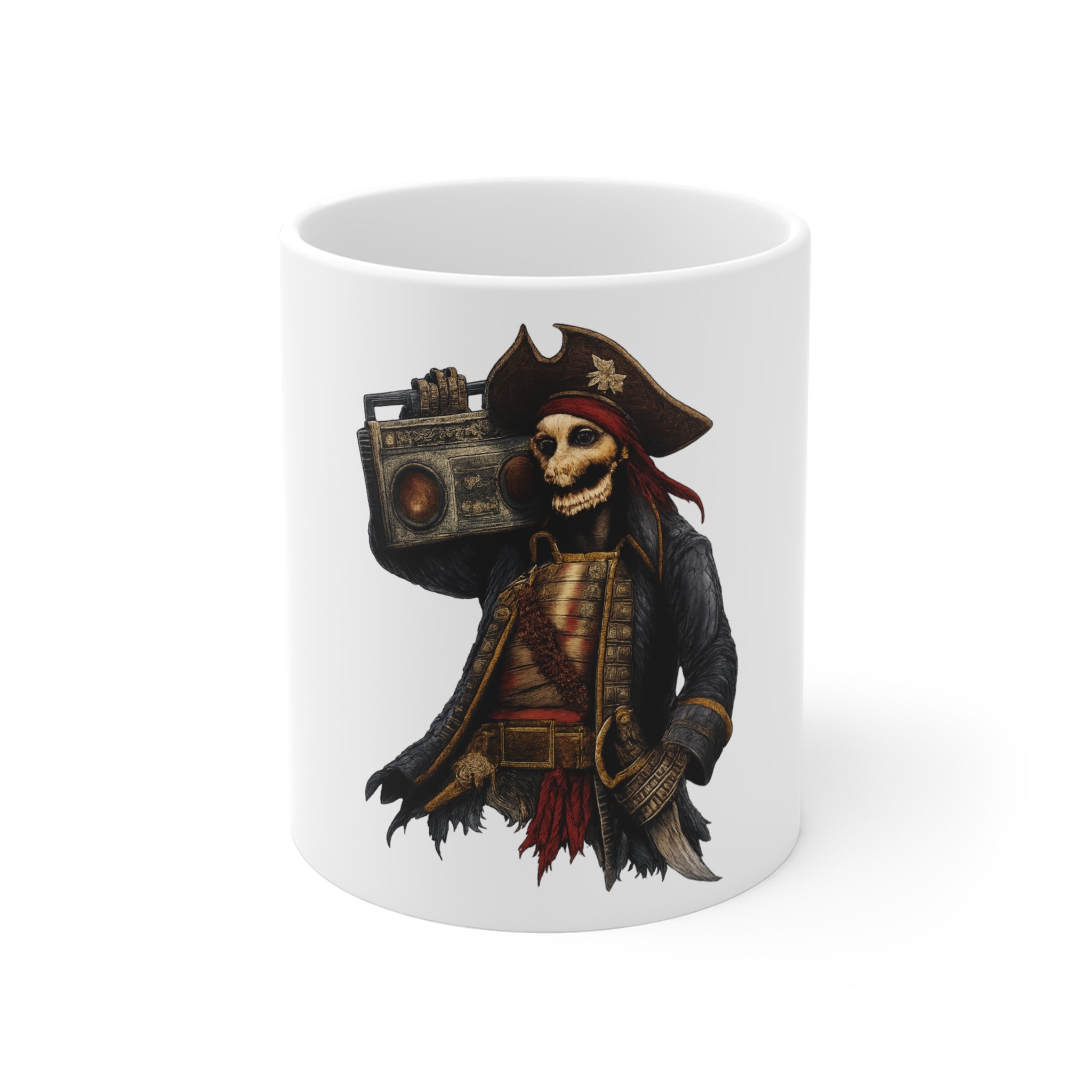 Skeleton Pirate Radio – Triple R Treasures Original Mug