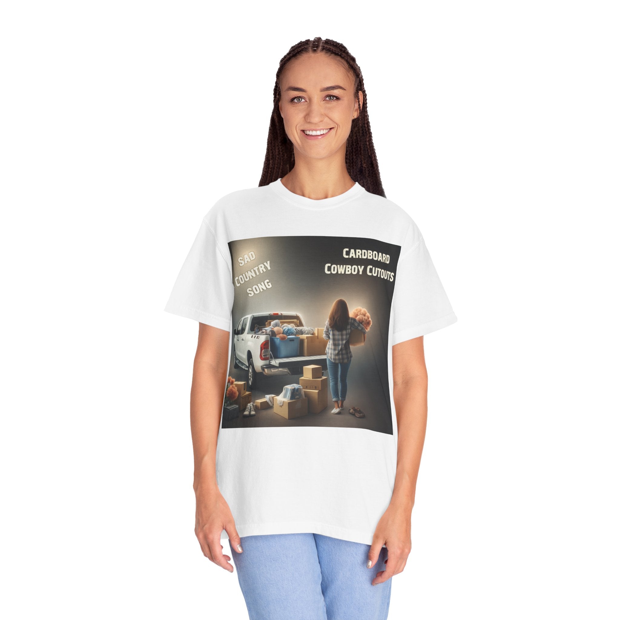 Sad Country Song – Cardboard Cowboy Cutouts Tee