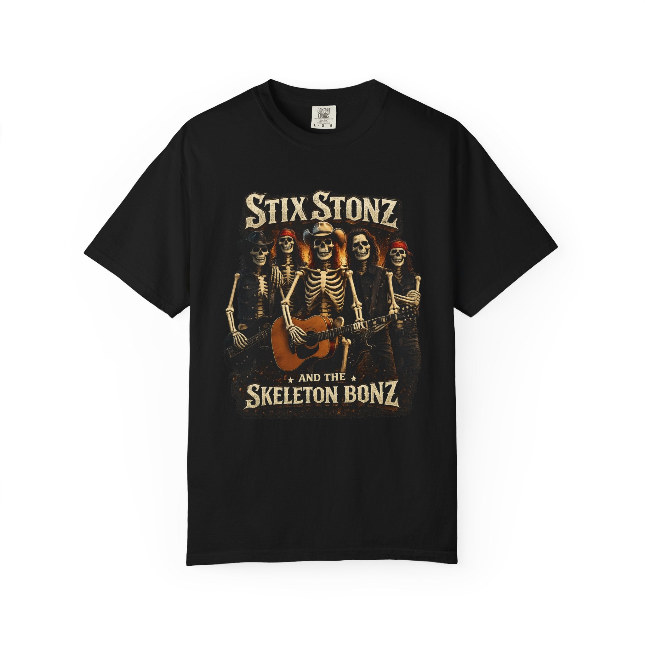Stix Stonz & Skeleton Bonz Group Photo T-Shirt