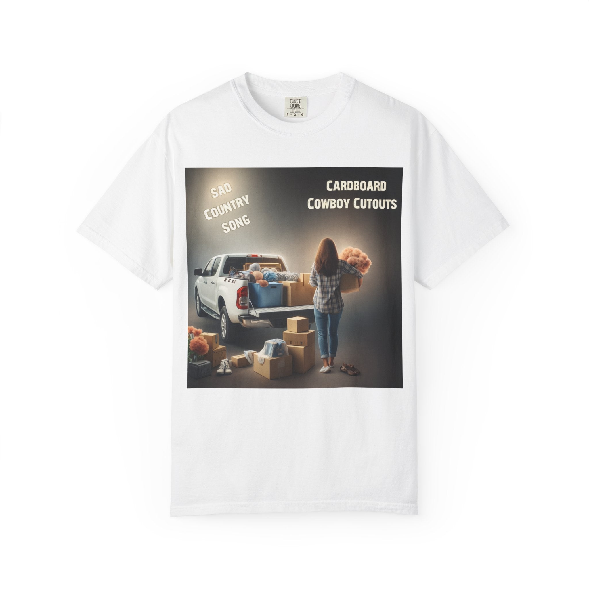 Sad Country Song – Cardboard Cowboy Cutouts Tee