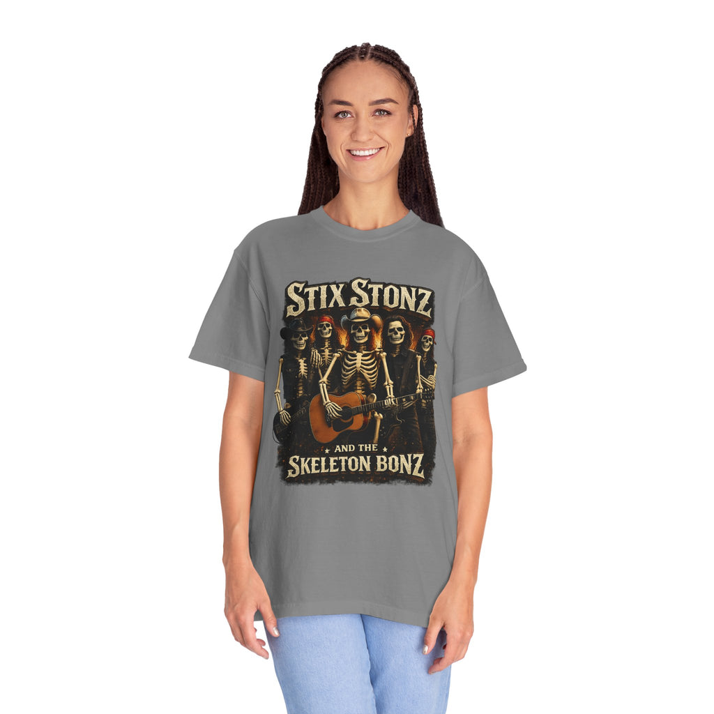 Stix Stonz & Skeleton Bonz Group Photo T-Shirt