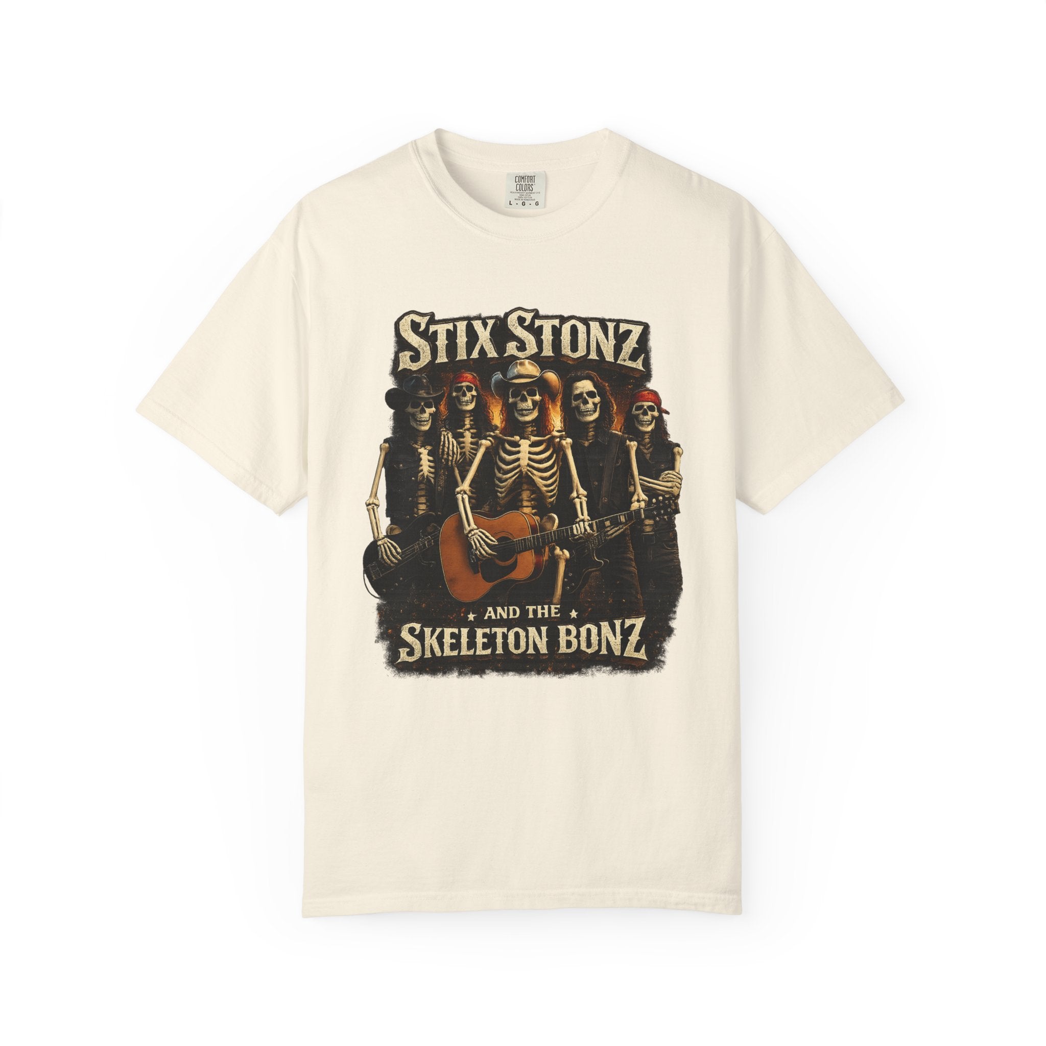 Stix Stonz & Skeleton Bonz Group Photo T-Shirt
