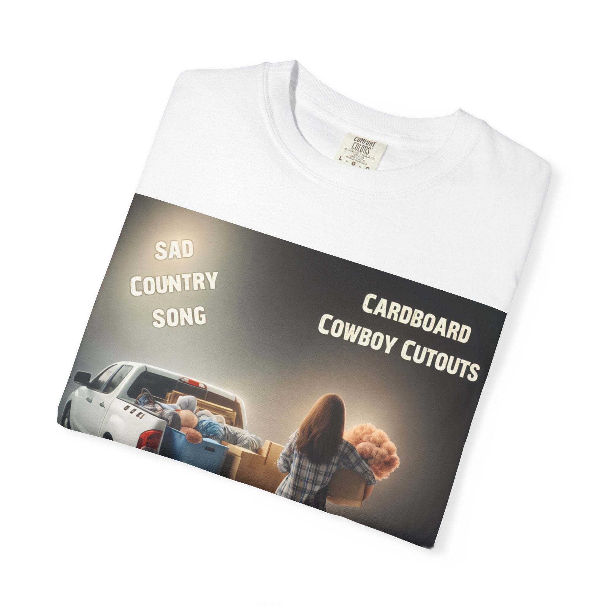Sad Country Song – Cardboard Cowboy Cutouts Tee